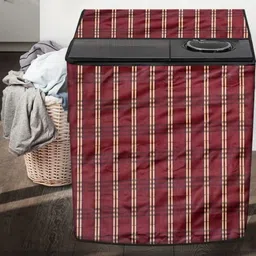 The Furnishing Tree Red Plastic Washing Machine Cover image 5