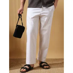 Dennis Lingo Men Relaxed Fit Mid-Rise Regular Trousers-picture-27