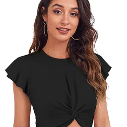 Fashion Care Round Neck Crop Top-picture-37