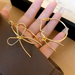 Estailo fashion Quirky Hoop Earrings image 2