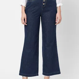 Kraus Jeans Women High-Rise Pure Cotton Wide Leg Jeans-picture-18