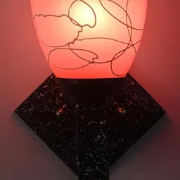 SOMIL Pink Glass Cylinder Printed Wall Lamps-picture-17