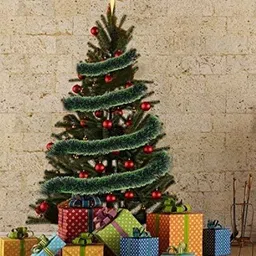 Ascension 10-Pcs Green Christmas Garland Festive Decor image 5