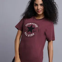 Converse Unisex Typography Printed Round Neck Cotton T-shirt image 3