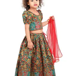 Pragya Exclusive Girls Printed Ready to Wear Lehenga & image 5