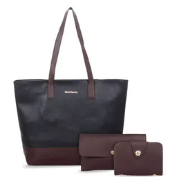 Black Spade PU Structured Tote Bag-picture-36