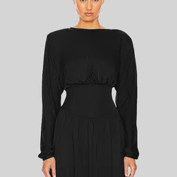 LULU & SKY Boat Neck Mini Blouson Dress-picture-26