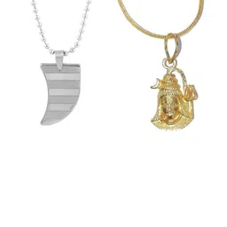 Beadworks Gold-Plated Brass Pendant image 1