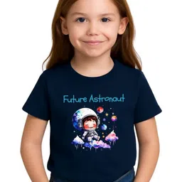 TAGWEAR Girls Printed Raw Edge T-shirt-picture-58