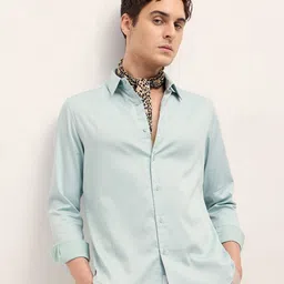 THE BEAR HOUSE Men Slim Fit Opaque Casual Shirt-image-74