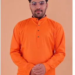 Desibutik Men Regular Pure Cotton Kurta with Churidar image 3