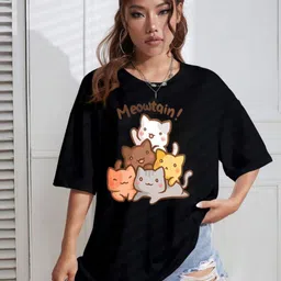 ABSOLUTE DEFENSE Women Cotton Graphic Printed T-shirt-image-8