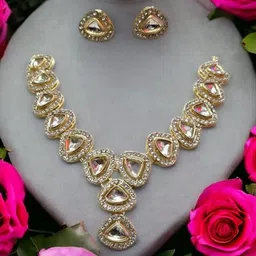 Gyaan Jewels Stone-Studded Jewellery Set-picture-25