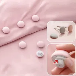 seenoz Soft Grip Duvet Holder Clips Prevent Comforter from Shifting, Fabric Safe Design Cotton Cloth Clips image 3