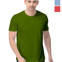 COLOR CAPITAL Unisex Pack Of 3 Cotton T-Shirts-picture-10