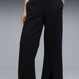 Puma Wardrobe Essentials Pure Cotton Relaxed Fit Knitted Pant-image-57