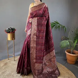 MORDEN MUSE Ethnic Motifs Zari Saree-picture-23