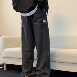 StyleCast x Revolte Men Relaxed Fit Mid-Rise Light Fade Jeans image 3