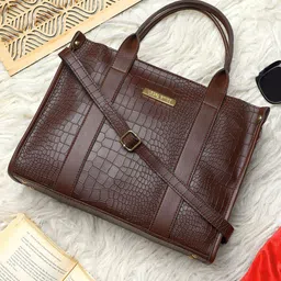 LEGAL BRIBE PU Structured Tote Bag-picture-22
