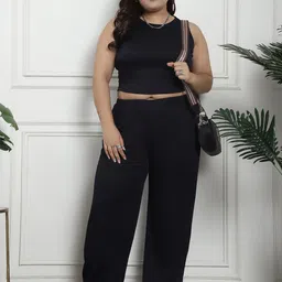 thkgrlz Women Solid Round Neck Plus Size Top image 4