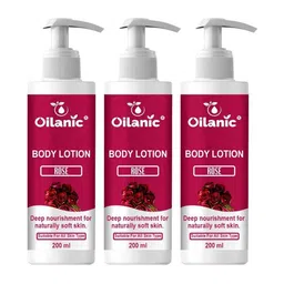 Oilanic Set Of 3 Rose Body Lotion For Deep Nourishment - 200 ml Each-picture-38
