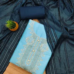 Maroosh Embellished Unstitched Dress Material-picture-29