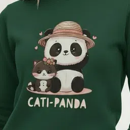 Calm Down Women Printed Sweatshirt image 2