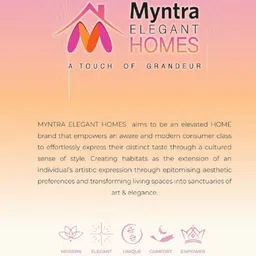 Myntra Elegant Homes Blue & White Floral 4 Pieces Double Queen Bedding Set image 5