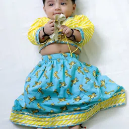 BownBee Girls Embellished Ready to Wear Lehenga &-picture-31