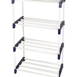NOVATIC White & Blue Multi-Purpose Free Standing Book Shelf-picture-41