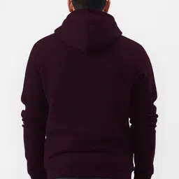 MaverIQ Men Printed Hooded Sweatshirt image 4