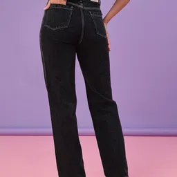 V-Mart Women Regular Fit Mid-Rise Light Fade Jeans image 3