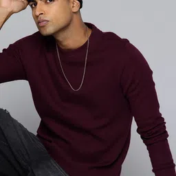 Moda Rapido Men Waffle Textured Cotton T-shirt image 2