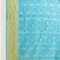 VASTRA-THE FACTORY STORE Floral Printed Saree With Blouse Piece image 5