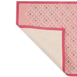 Fabindia Chintz Red & Blue 6 Pieces Geometric Printed Cotton Table Placemats-picture-15