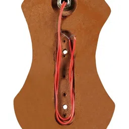 1ST TIME Brown & White Textured Wood Contemporary Abstract Shaped Shaped Wall Lamp image 2