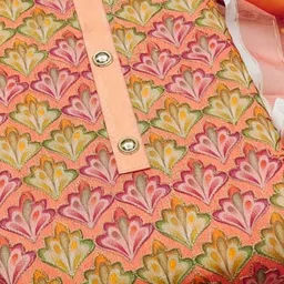 BlissFlair Art Silk Unstitched Dress Material image 2