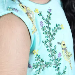 The Lush Affair Tie and Dye Dyed Net Fit and Flare Dress image 2