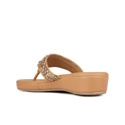 Inc 5 Women Embellished Ethnic Open Toe Flats image 5