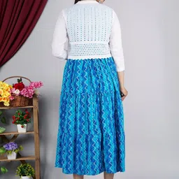 Mishpra Print A-Line Midi Dress image 2