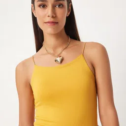 Happiness istanbul Women Shoulder Straps Fitted Top-picture-39