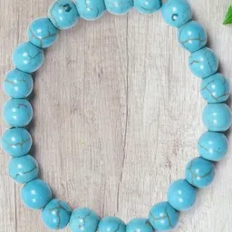 Divine souvenirs Unisex Artificial Beaded Elasticated Bracelet-picture-36