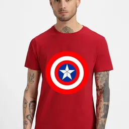 HESHA Superhero Graphic Printed Round Neck Regular Fit T-shirt-picture-20