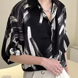 StyleCast Men Original Opaque Printed Casual Shirt-image-59