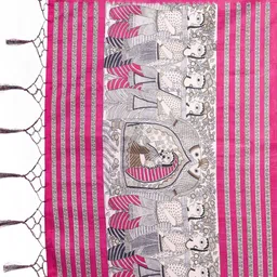 KALINI Floral Art Silk Saree image 5