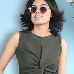 Cutiekins Embellished One Shoulder Cotton Crop Top-picture-11