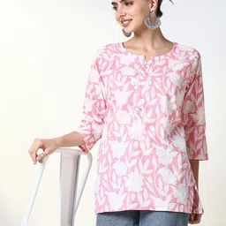 SHOWOFF Floral Printed Kurti-image-52
