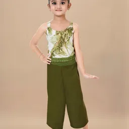 KAARIGARI Girls Printed Top with Palazzos image 2