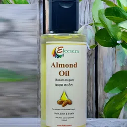 Elecsera Cold Pressed Almond Oil For Hair & Skin - 100 ml-image-23