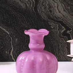 TAYHAA Purple Ruffled Glass FlowerVases-picture-28